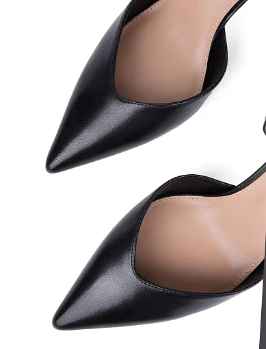Жіночі туфлі MiaMay шкіряні чорні (HS23933-2083-3 SS25) - фото 5 - Miraton