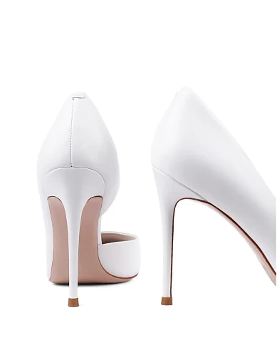 Жіночі туфлі Mia May шкіряні білі (HS24107-2-9 SS25) - фото 2 - Miraton