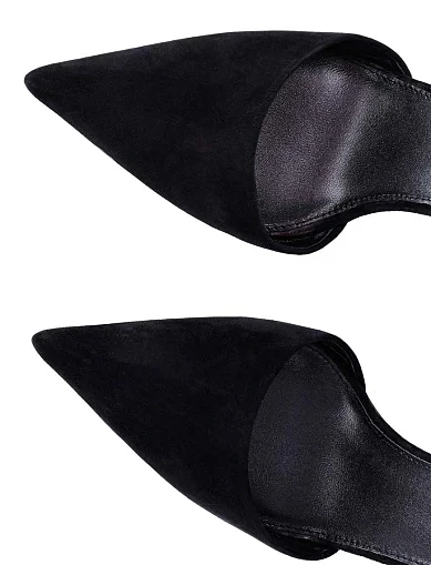 Женские туфли Mia May кожаные черные - фото 5 - Miraton