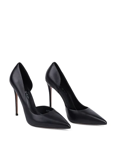 Женские туфли MiaMay кожаные черные - фото 3 - Miraton