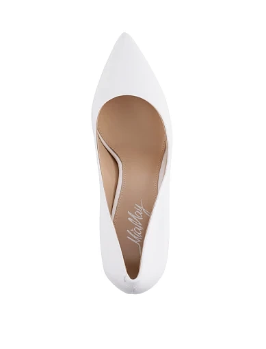 Жіночі туфлі човники MiaMay шкіряні білі (HS970-1-79 SS25) - фото 4 - Miraton
