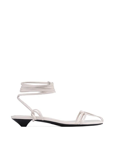 Жіночі босоніжки MIRATON шкіряні рисового кольору (5295-303-Y6624) - фото 2 - Miraton