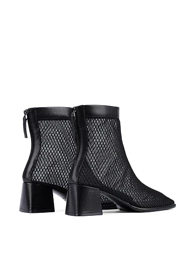 Женские ботинки MIRATON кожаные черные - фото 4 - Miraton