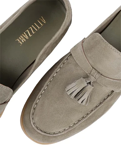 Женские слиперы Attizzare велюровые зеленые - фото 5 - Miraton