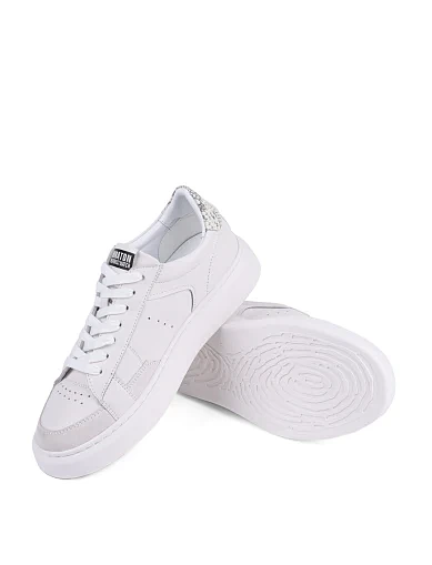 Жіночі кеди MIRATON шкіряні білі (201-2211-59) - фото 2 - Miraton