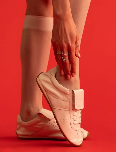 Жіночі кросівки MIRATON шкіряні білі (201-24201-1) - фото 1 - Miraton