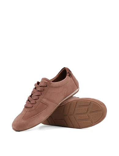 Жіночі кросівки MIRATON коричневі велюрові (201-24201-2-2) - фото 2 - Miraton