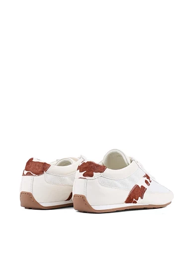 Жіночі кросівки MIRATON шкіряні рисового кольору (201-24201-3-2 SS25) - фото 5 - Miraton