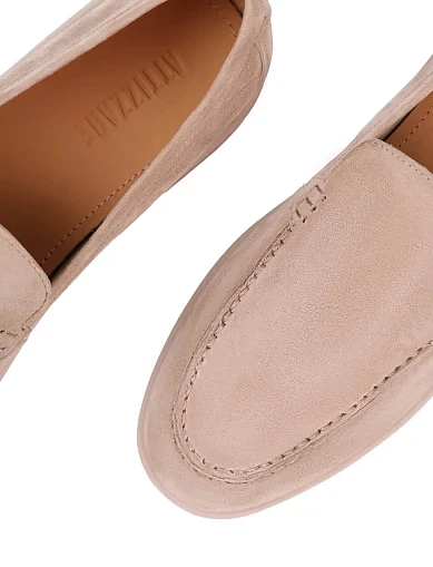 Жіночі сліпери Attizzare велюрові бежеві (202-3104-1-3) - фото 5 - Miraton