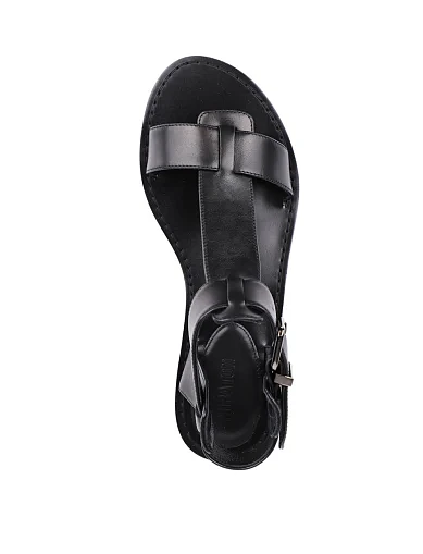 Жіночі сандалі MIRATON шкіряні чорні (251-39-1) - фото 4 - Miraton