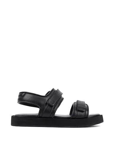 Жіночі сандалі MIRATON шкіряні чорні (5069-501-Y6352) - фото 1 - Miraton