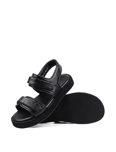 Жіночі сандалі MIRATON шкіряні чорні (5069-501-Y6352) - фото 2 - Miraton