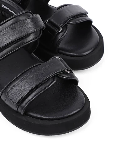 Жіночі сандалі MIRATON шкіряні чорні (5069-501-Y6352) - фото 5 - Miraton