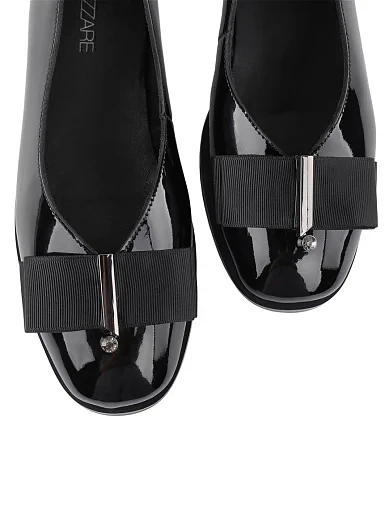 Женские балетки Attizzare лаковые черные - фото 5 - Miraton