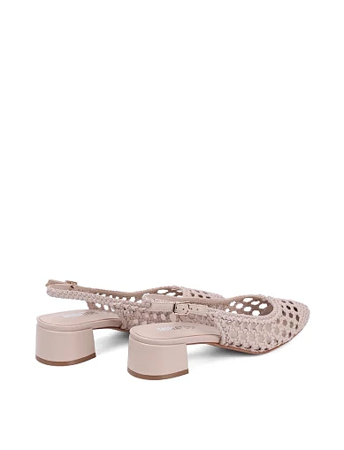 Жіночі туфлі MIRATON шкіряні бежеві (LH80-15-1) - фото 4 - Miraton