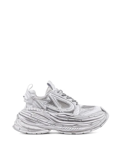 Женские кроссовки MIRATON кожаные белые - фото 1 - Miraton