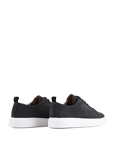 Мужские кеды MIRATON из нубука серые - фото 4 - Miraton