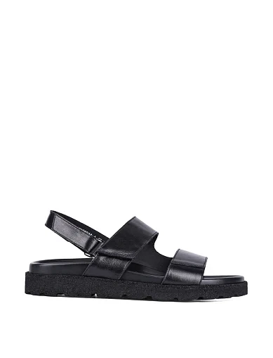 Чоловічі сандалі Miguel Miratez шкіряні чорні - фото 1 - Miraton