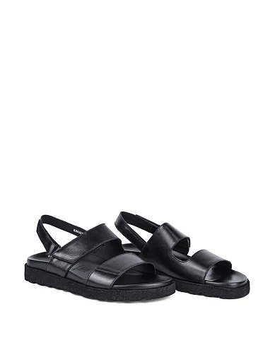 Чоловічі сандалі Miguel Miratez шкіряні чорні - фото 3 - Miraton