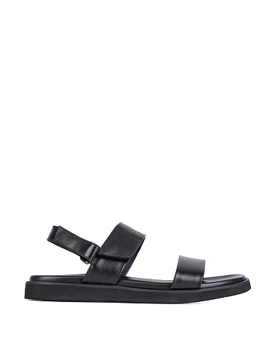 Чоловічі сандалі Miguel Miratez шкіряні чорні - фото 1 - Miraton