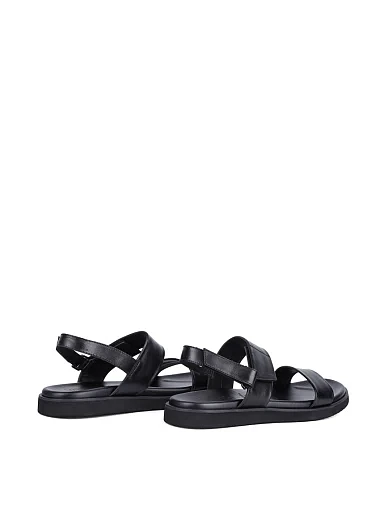 Чоловічі сандалі Miguel Miratez шкіряні чорні - фото 4 - Miraton