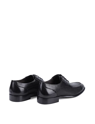 Мужские туфли Miguel Miratez кожаные черные - фото 4 - Miraton