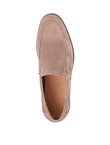 Мужские туфли Miguel Miratez замшевые бежевые - фото 2 - Miraton