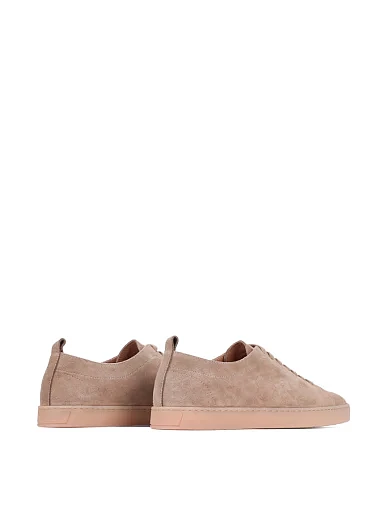 Мужские кеды MIRATON замшевые бежевые - фото 5 - Miraton