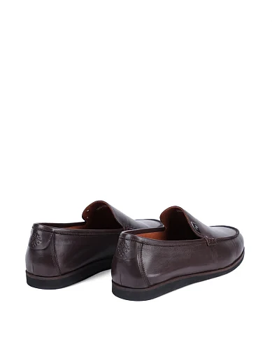 Чоловічі туфлі Miguel Miratez шкіряні коричневі - фото 4 - Miraton