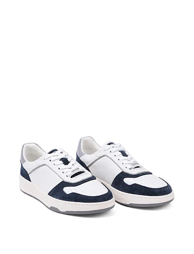 Чоловічі кеди MIRATON шкіряні білі - фото 3 - Miraton