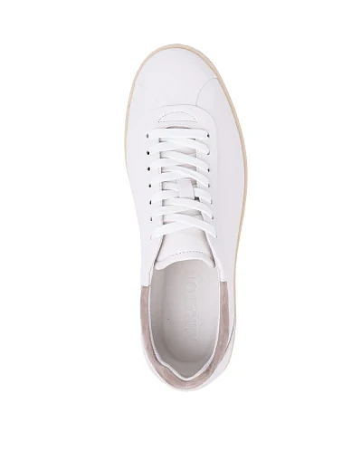 Чоловічі кеди MIRATON шкіряні білі - фото 5 - Miraton