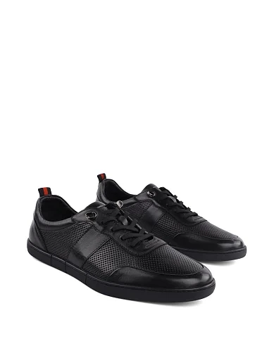 Мужские туфли Miguel Miratez кожаные черные - фото 2 - Miraton