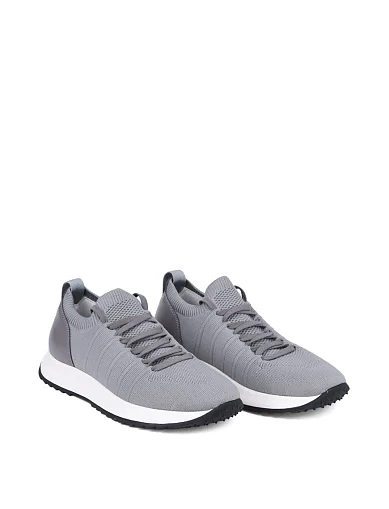 Мужские кроссовки MIRATON тканевые серые - фото 3 - Miraton