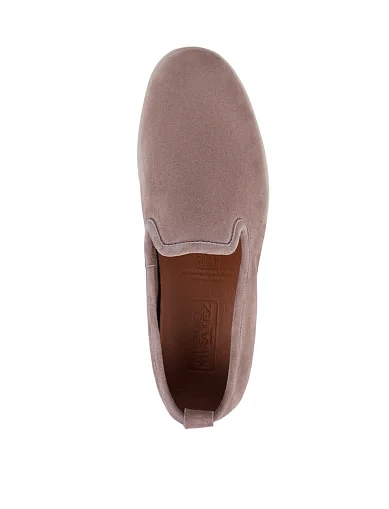 Мужские слипоны Miguel Miratez замшевые бежевые - фото 2 - Miraton
