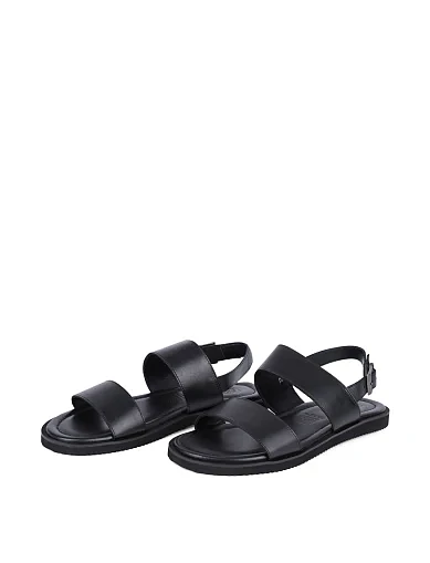 Чоловічі сандалі Miguel Miratez шкіряні чорні - фото 3 - Miraton