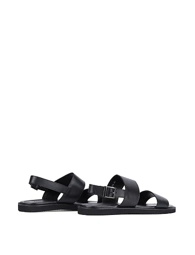 Чоловічі сандалі Miguel Miratez шкіряні чорні - фото 4 - Miraton