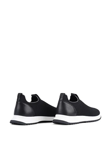 Мужские кроссовки MIRATON тканевые черные - фото 4 - Miraton