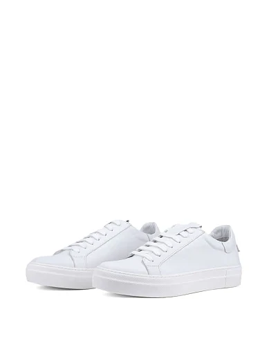 Женские кеды Attizzare кожаные белые - фото 3 - Miraton