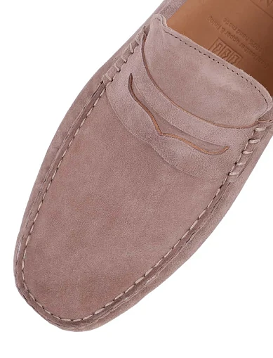 Чоловічі мокасини Miguel Miratez замшеві бежеві - фото 5 - Miraton