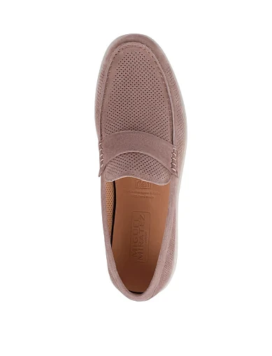 Чоловічі туфлі Miguel Miratez замшеві бежеві - фото 2 - Miraton