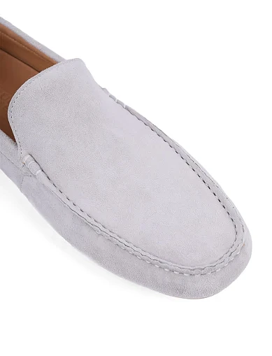 Чоловічі мокасини Miguel Miratez замшеві сірі - фото 5 - Miraton