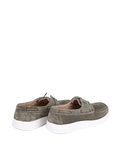 Мужские туфли Miguel Miratez замшевые зеленые - фото 4 - Miraton