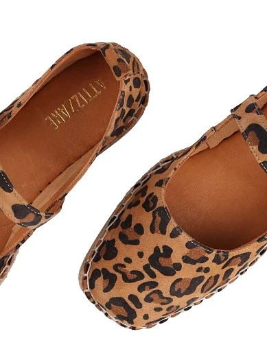 Жіночі еспадрільї Attizzare велюрові леопардові (368-K800) - фото 5 - Miraton