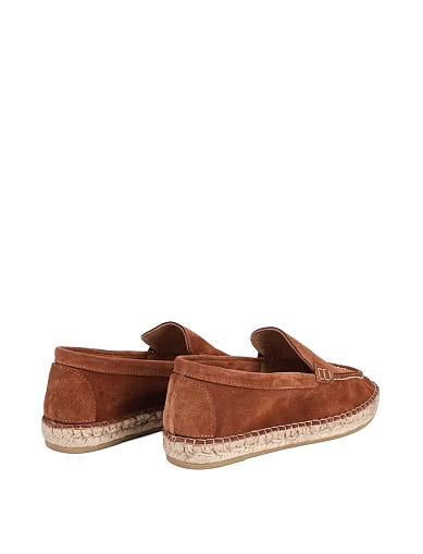 Жіночі еспадрильї Attizzare велюрові коричневі (ESP 709) - фото 4 - Miraton