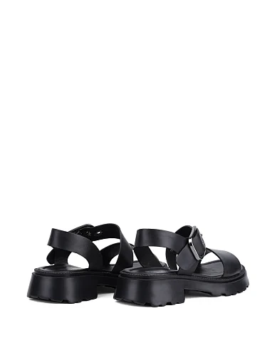 Жіночі сандалі Attizzare шкіряні чорні (3727ВЛ25) - фото 4 - Miraton