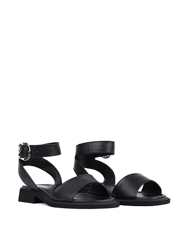 Жіночі сандалі Attizzare шкіряні чорні (G306 1233) - фото 3 - Miraton