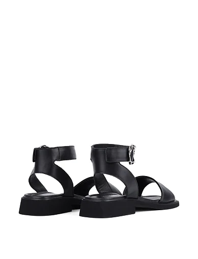 Жіночі сандалі Attizzare шкіряні чорні (G306 1233) - фото 4 - Miraton