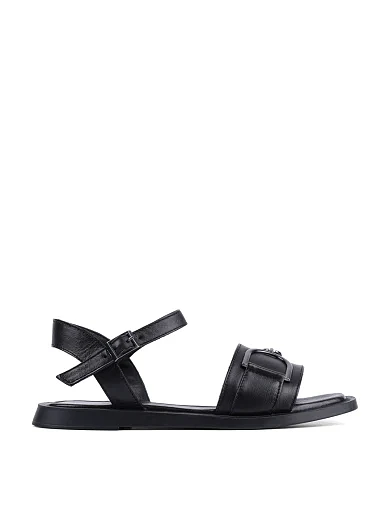 Женские сандалии Attizzare кожаные черные - фото 1 - Miraton