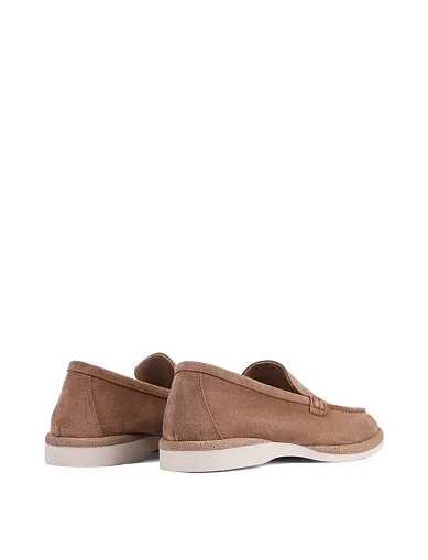 Женские слиперы Attizzare велюровые коричневые - фото 4 - Miraton