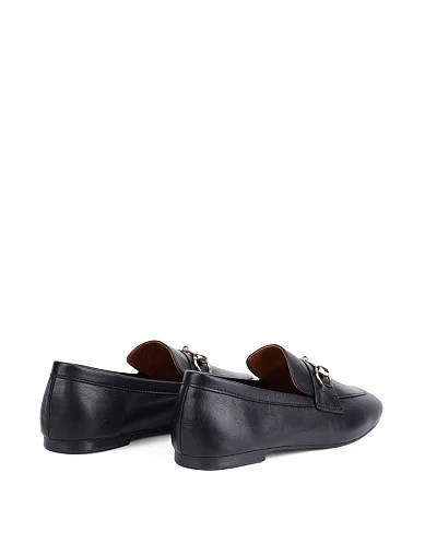 Женские слиперы Attizzare кожаные черные - фото 4 - Miraton